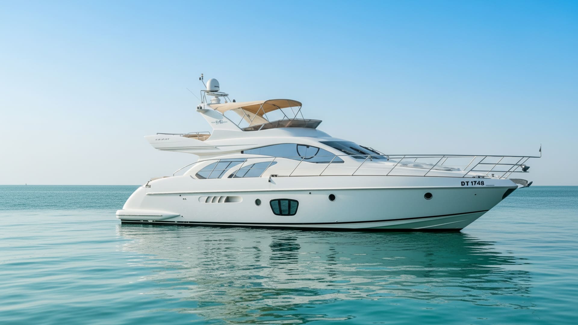 Изысканный экстерьер яхты Paradise Queen 55 ft